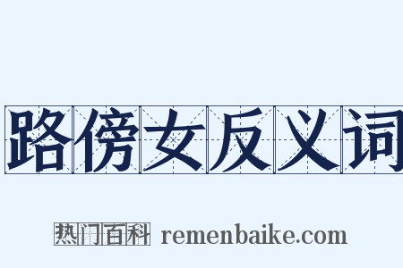 路傍女反义词是什么意思的图片
